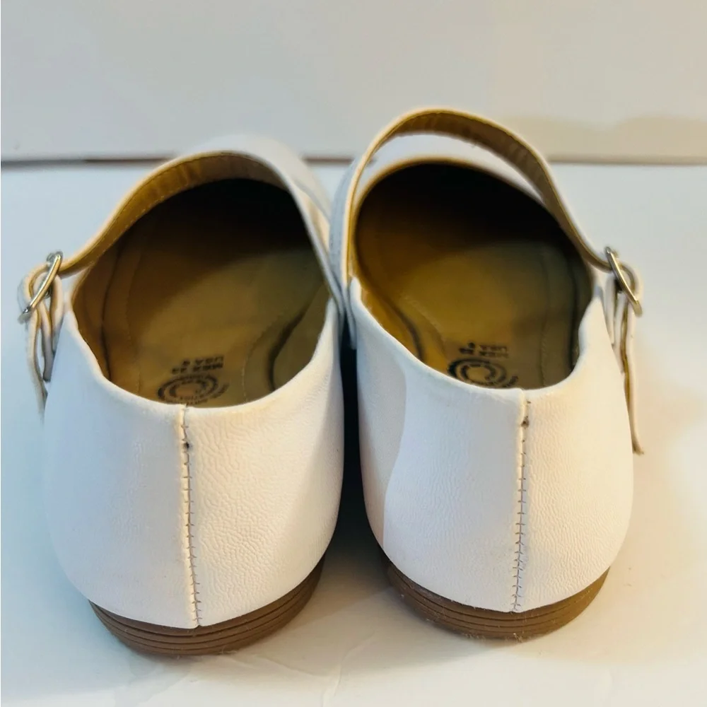 Girls Dress Shoes Ballerina Flats white